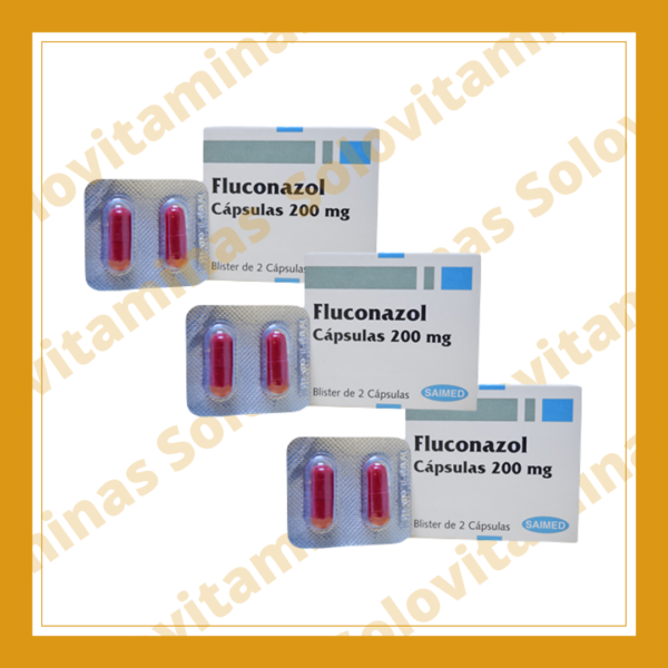 Fluconazol 2 Cápsulas 200mg 3 Pack