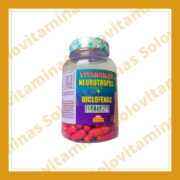 VITAMINAS Neurotropas + Diclofenac Frasco 100 Cápsulas